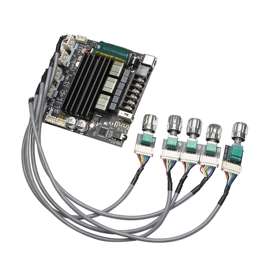 Sound Amplifier Board ZK ST21 100W 100W 200W 2.1 Channel Bluetooth Digital Sound Power Amplifier Module