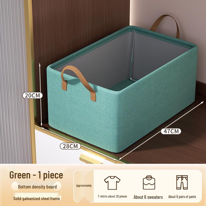 Japanese Style Transparent Foldable Storage Box for Clothes, Pants, Sweaters, and Toys