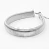 European Punk 18K Gold Titanium Steel Elastic Choker Necklace with Goose Throat Collar