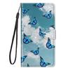 Lovely Butterfly Wallet Case For Google Pixel 8 Pro 7 Pro 7A 6 Pro 6A Pixel8 Pixel7 Magnetic Flip Leather Card Slot Phone Cover