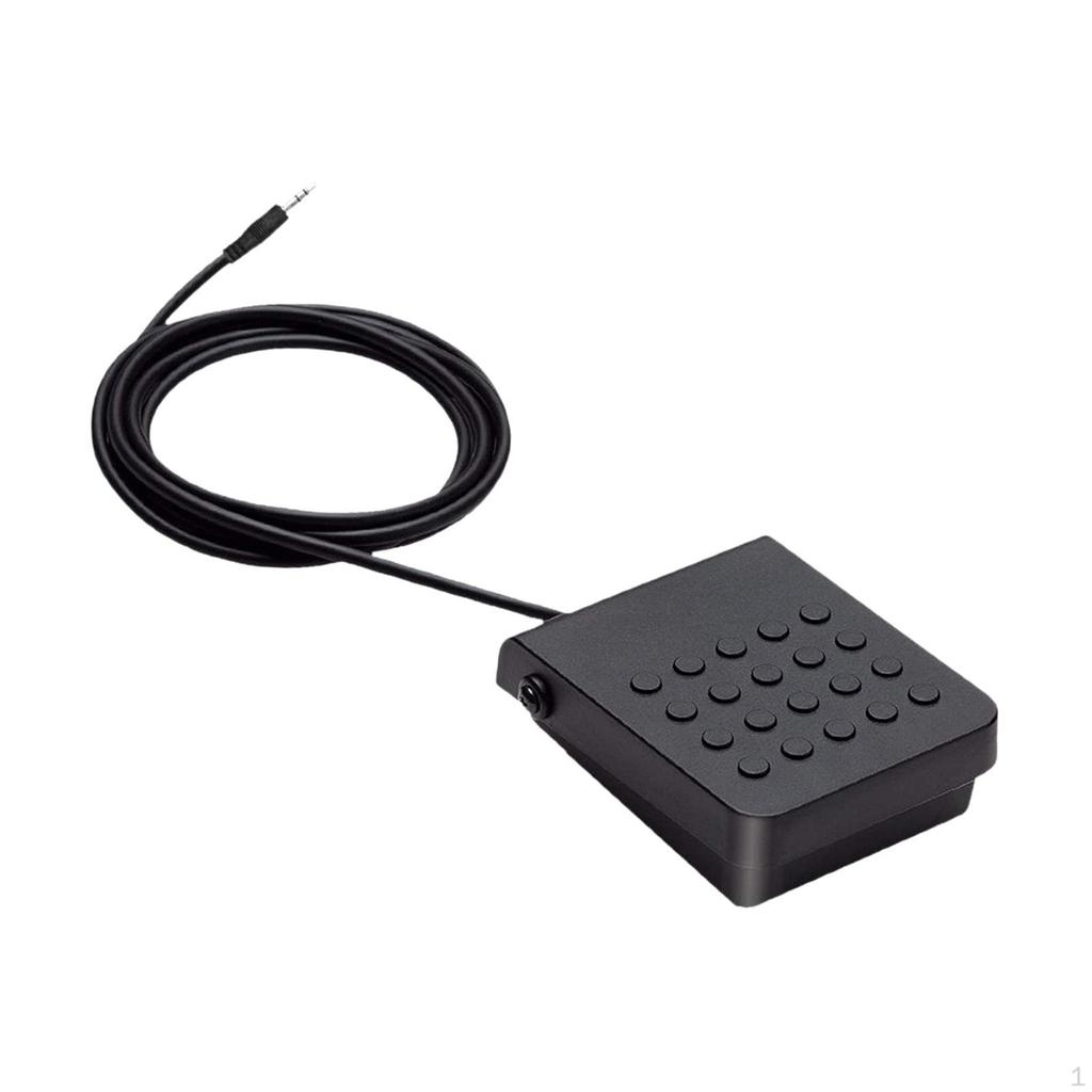 Electronic Piano Pedal Sustain Non Slip Universal Sturdy Compact Professional Keyboard