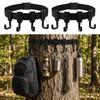 Woven Webbing Gear Hanging Hook Multi-Hooks Hunting Gear Hanger  Outdoor Gear Storage