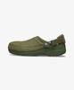 Crocs Classic Crafted Vegan Suede Clogs - Army Green / 211930-309