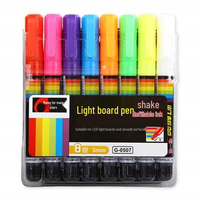 Jinwannian Fluorescent Board Marker Pen Set