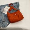 Simple Space Cotton Solid Color Large Capacity Soft Bag Women'S Down Fashion Light Niche Commuter Shoulder Bag Messenger Bag