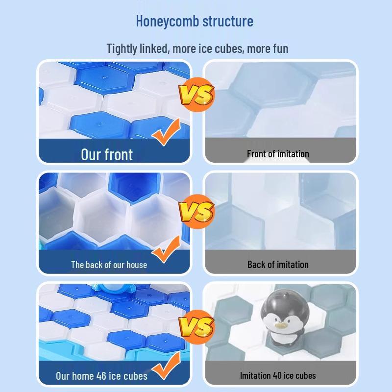 Penguin Rescue Ice-Breaking Toy: Educational Parent-Child Strategy Game