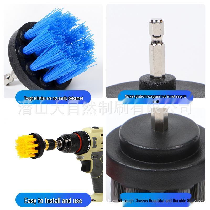 22-Piece Electric Drill Brush Cleaning Set for Tile & Grout