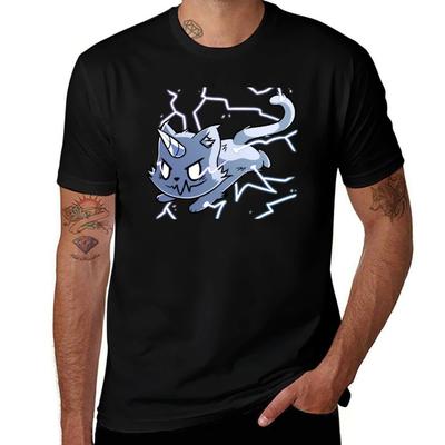 Unstable Unicorns - Elektrisches Kätzchenhorn (nur) T-Shirt Mann T-Shirts für Männer Freizeit g Mann T-Shirts für Männer T-Shirt