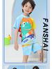 Children's Quick-Dry UPF Sun Protection Swim Set: Boys' Short-Sleeved Swimsuit and Baby Diving/Surfing Suit
