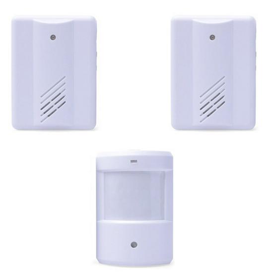 Upgraded Infrared Wireless Doorbell and Smart Sensor Driveway Alarm