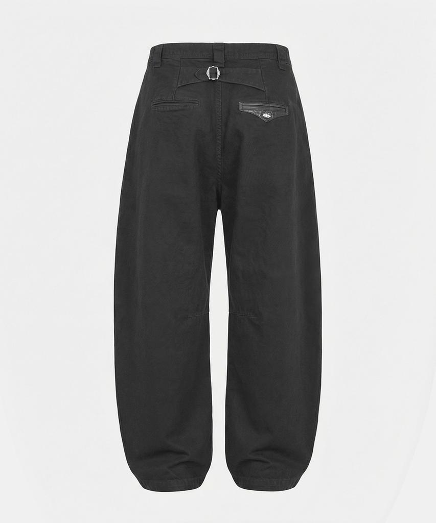 BADBLOOD Mystic Formal Curved Chino Pants - Charcoal