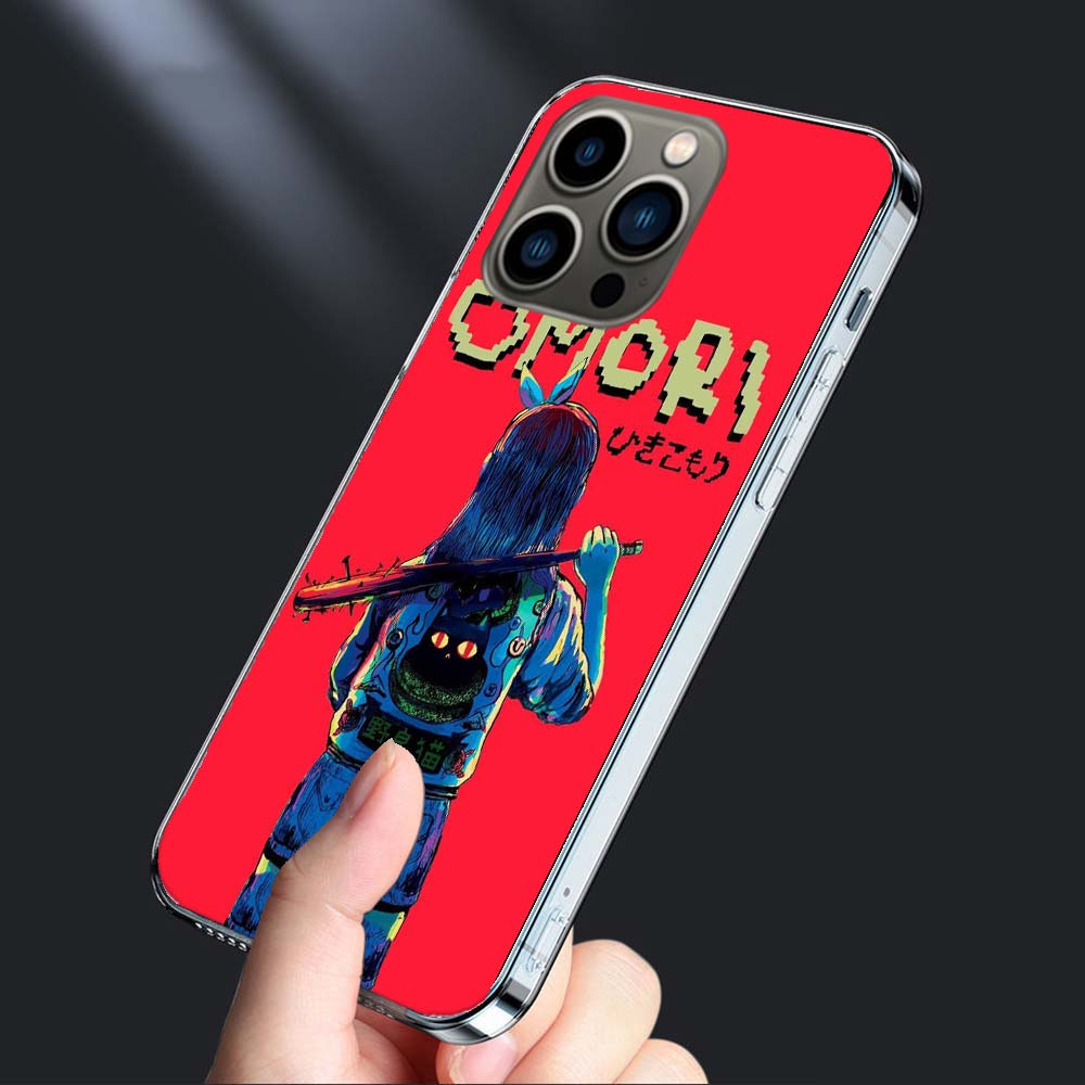Game O-Omori C-Cartoon Phone Case For Iphone 16E 15 Pro 14 Plus 17E 16 17 Pro Max Air 11 12 13 Mini Shockproof Capa Cute Cove