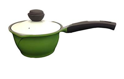 Keramikbeschichteter Topf (18cm Kochtopf) 1,7 Liter mit Rezepten