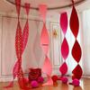 Wedding Origami Wave Festive Decoration Set: Extra Long Pull Flower Strips