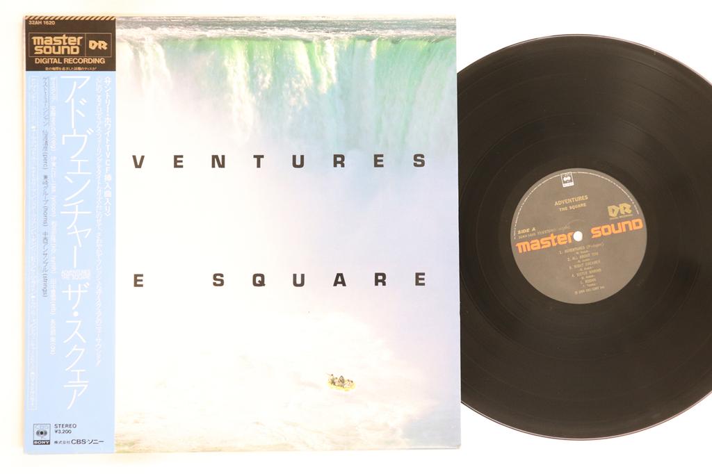 LP Record SQUARE - Adventures (- Master Sound) 32AH1620 CBS SONY 1984 Japan Obi Jazz Used