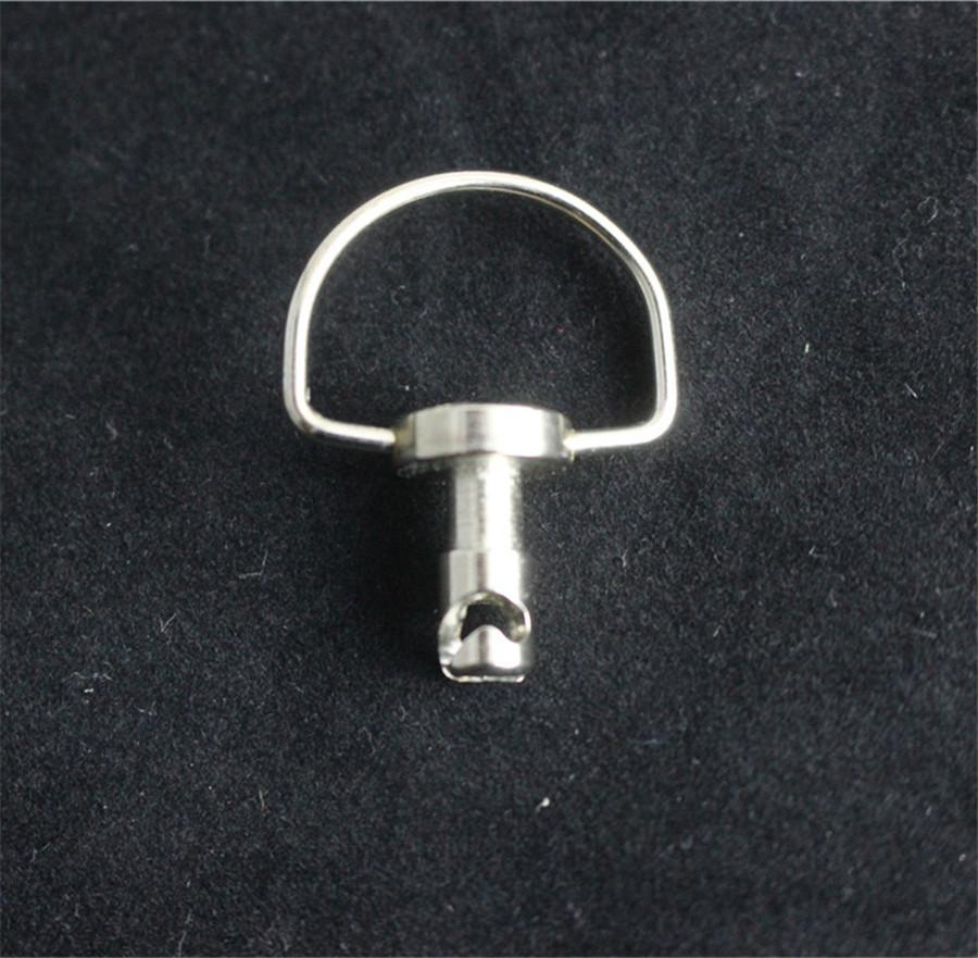 10 Sets Universal 1/4 Turn Quick Release Fasteners Turn Race Fairing Quick Release Romoval Fasteners Silver