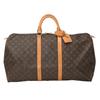 Monogram Kiepol 55 Boston Bag Monogram Canvas Brown Unisex M41424 Used