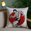 H-Hanma B-Baki Cushion Cover Soft Short Plush Double-Sided Printing Home Decor Machine Washable Pillow Case Gift