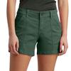 Women's Soft Stretch Twill Short Side Pockets Soft Feel No Button & No Zipper Flattering Fit