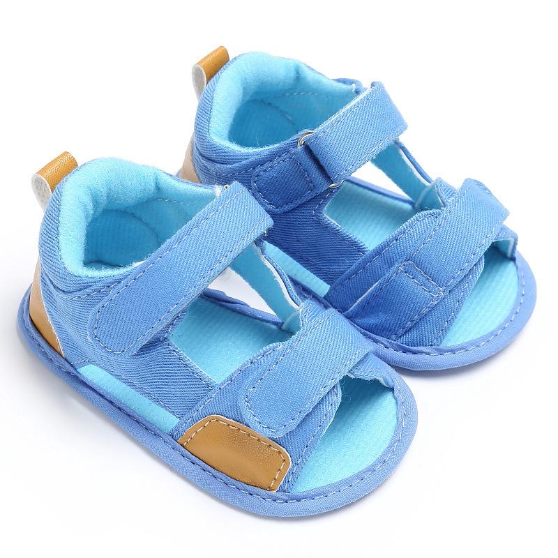 Baby Shoes Sandals In Summer 0-1 Years Old Male Baby Shoes Soft Soles of Magic Stickers