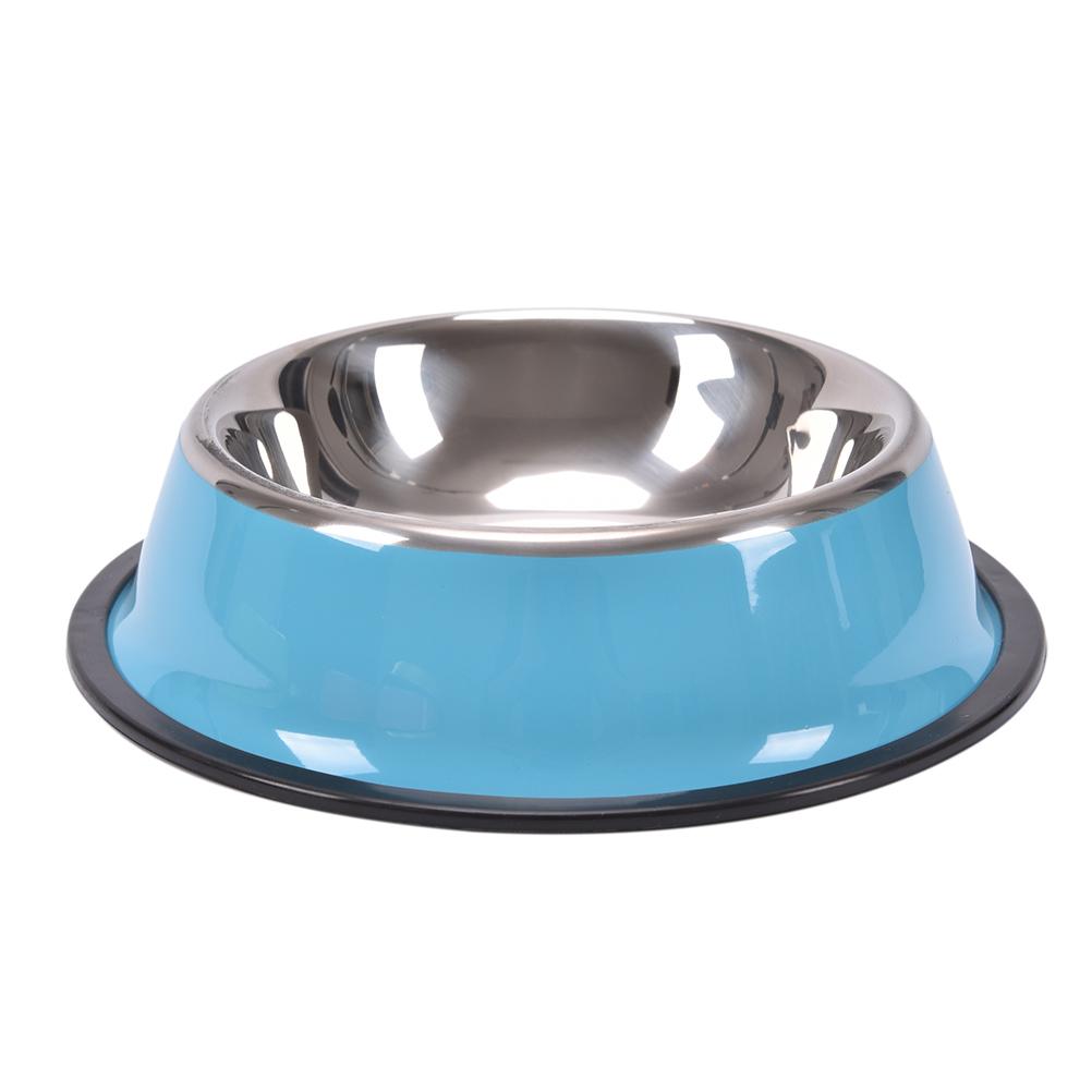 1pcs Cat/Dog Bowl Stainless steel dog bowls pet food water feeder for cat puppy dog feeder bowls