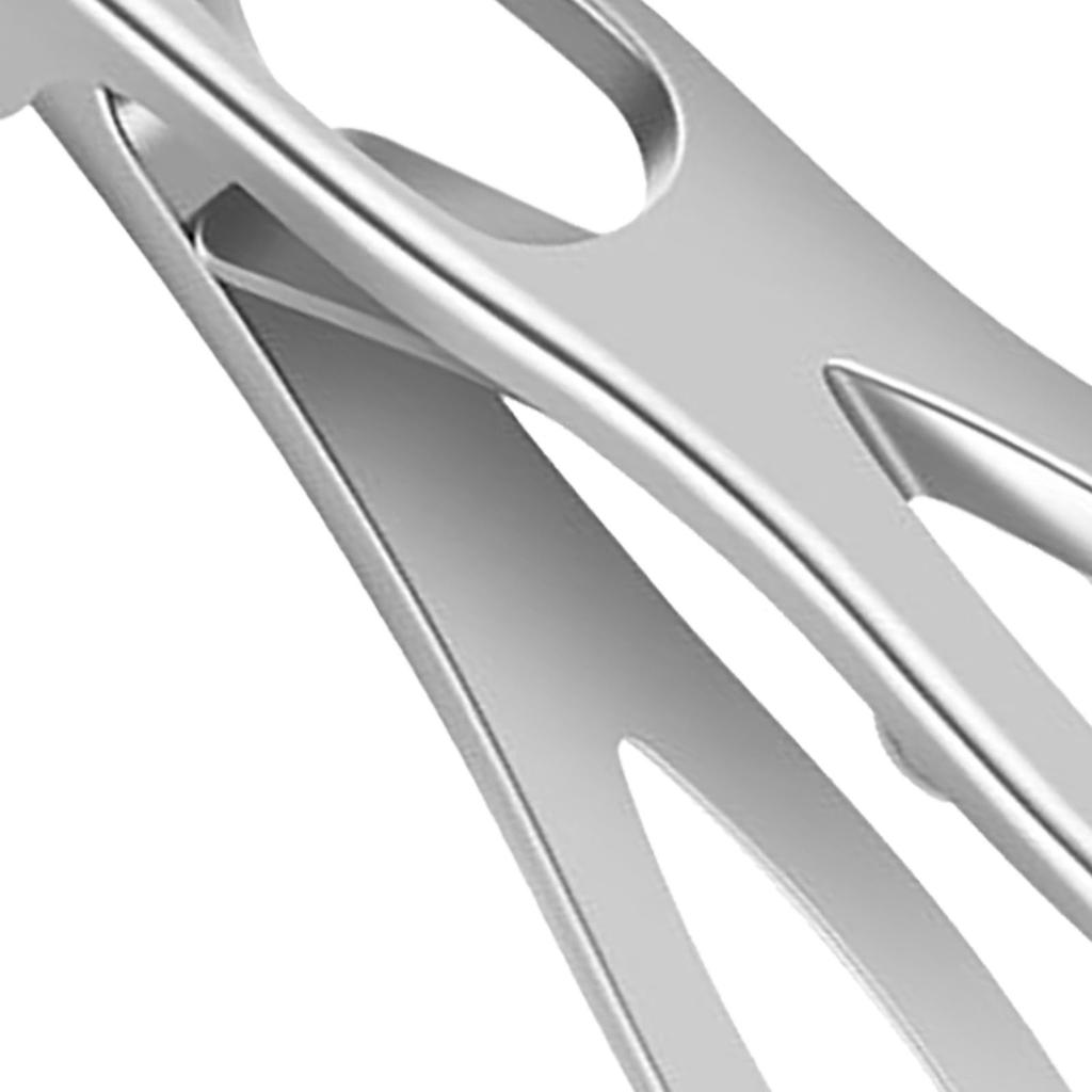 Stainless Steel Nail Clippers Large Opening Nail Clippers Silver Nail Cutters for Thick Nails