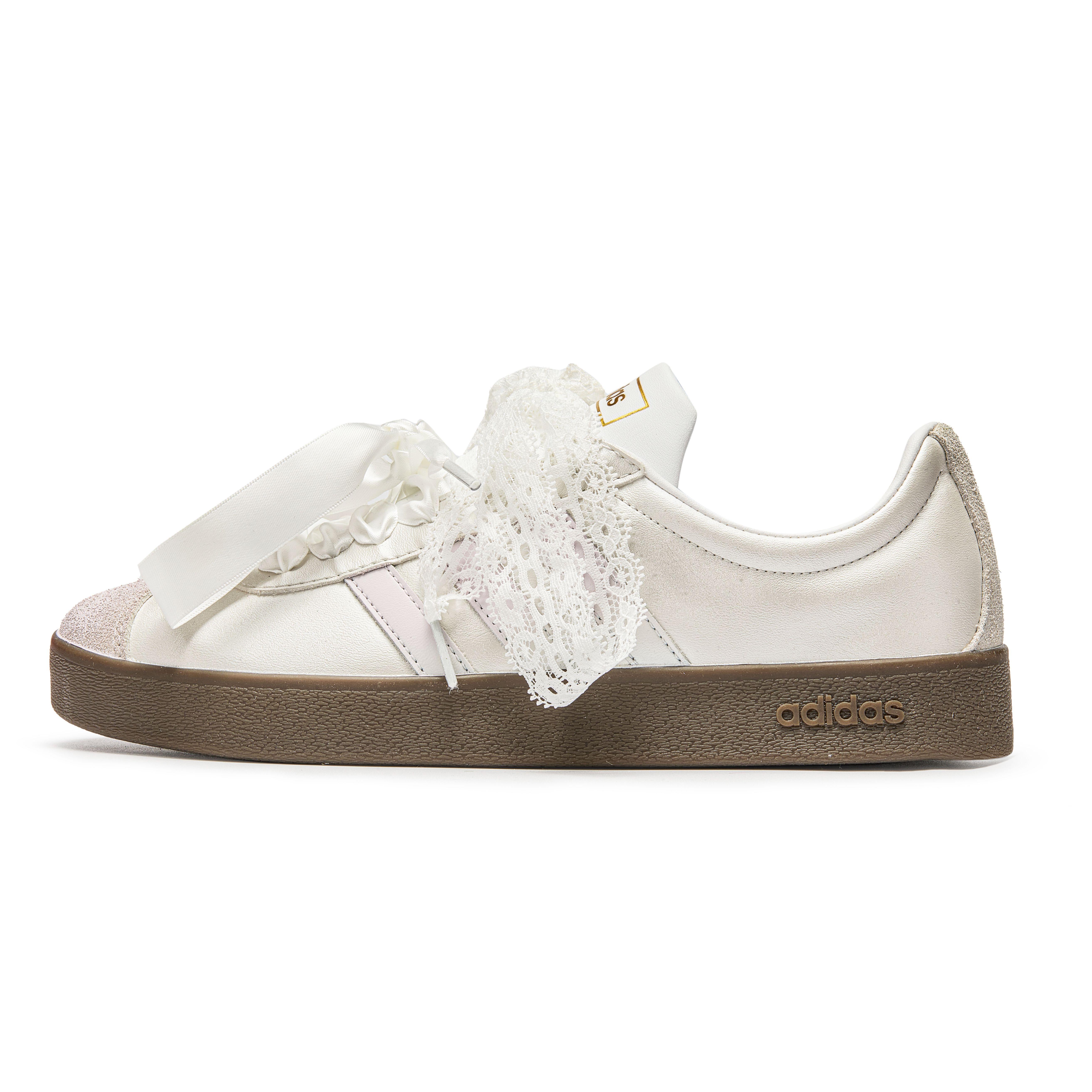 

Adidas Vl Court Classic Нескользящие Водонепроницаемые Износостойкие Низкие Кеды для Скейтбординга Унисекс Серебристо-Розовые JQ2470(Команда453-) 40
