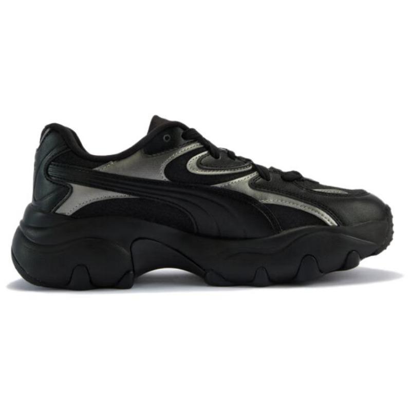 Puma Pulsar LITE SHIMMERY Women Low Top Daily Casual Shoes Versatile Comfort Wear-resistant Black 403720-02