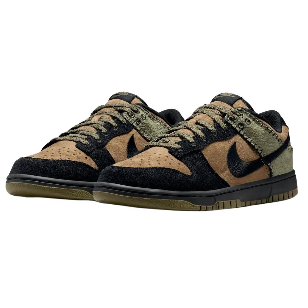Nike Dunk Low Frankenstein Unisex Sneakers Green Brown-Kelp Black HV4452-300