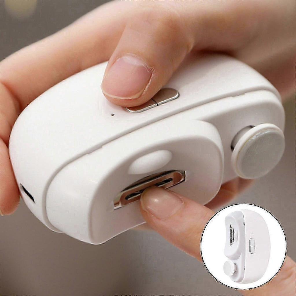 Electric Nail Clipper Automatic Nail Trimmer 2 in 1 Nail & Remover for Hands & Feet Ideal for Thick Toenails Elderly & Kids 2025