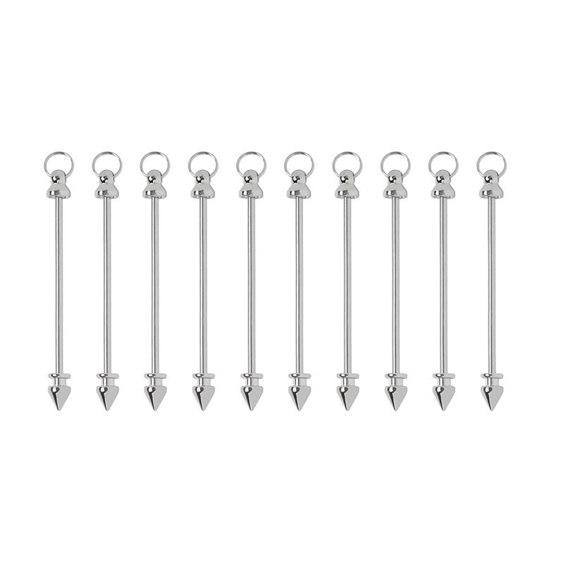 WTEMPO Bar breloc cu mărgele pentru mărgele Vrac Consumabile pentru fabricarea brelocurilor 3 culori DIY Nuntă creativă Decor petrecere de ziua de naștere Cadouri Brelocuri