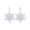 Christmas Party Earrings LED Lights Christmas Tree Glowing Dangler Glow in the Dark Snow Eardrop Easter Present Gift