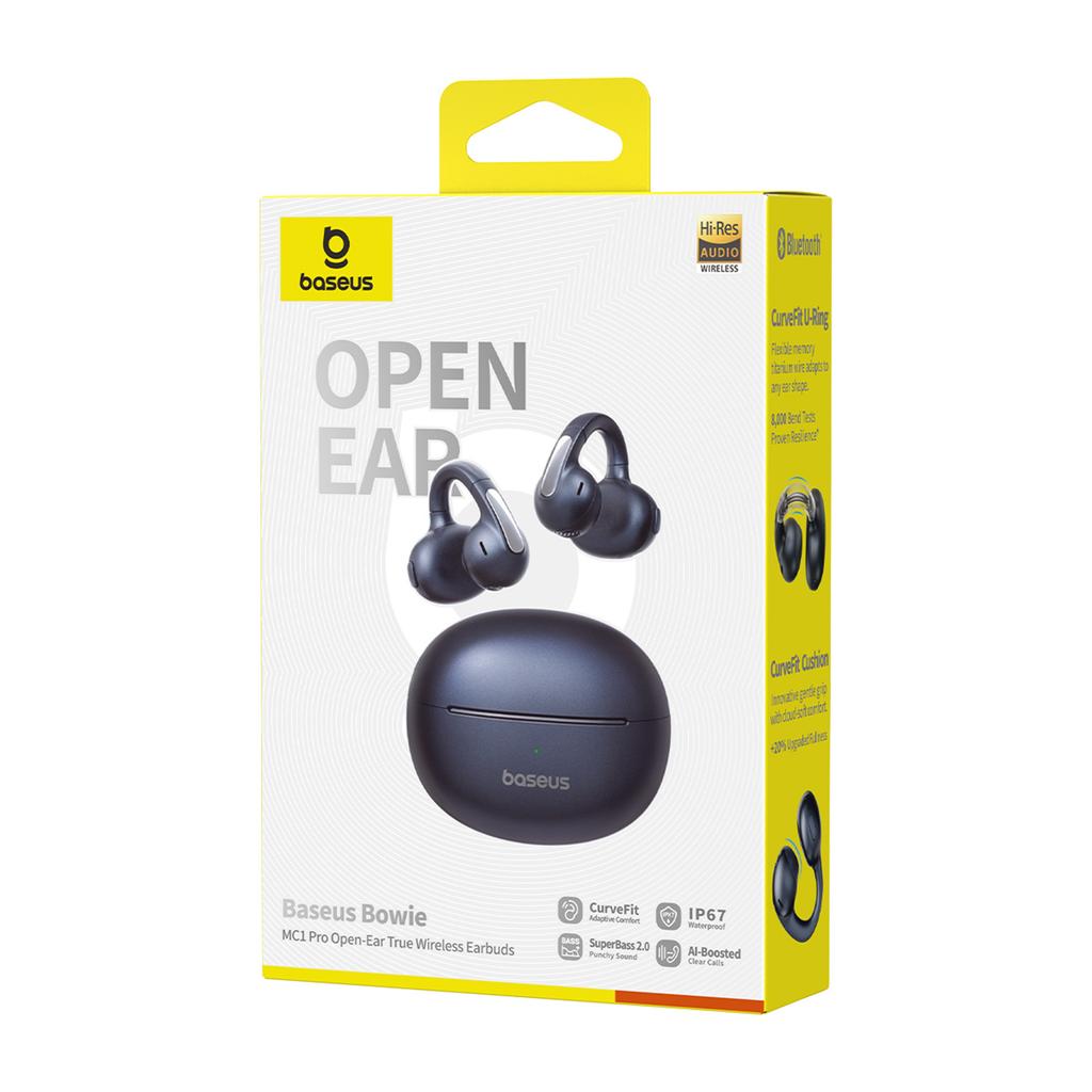 Open draadloze in-ear oordopjes Bowie MC1 Pro OWS - zwart