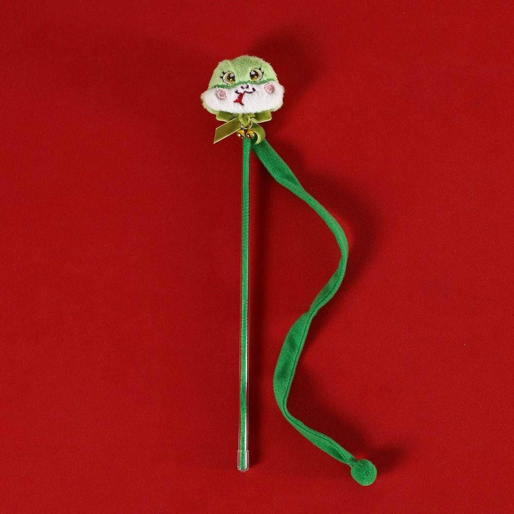 Plush Interactive Cats Teaser Portable Snake Tassel Cat Stick Cat Teaser Wand Relieve Boredom