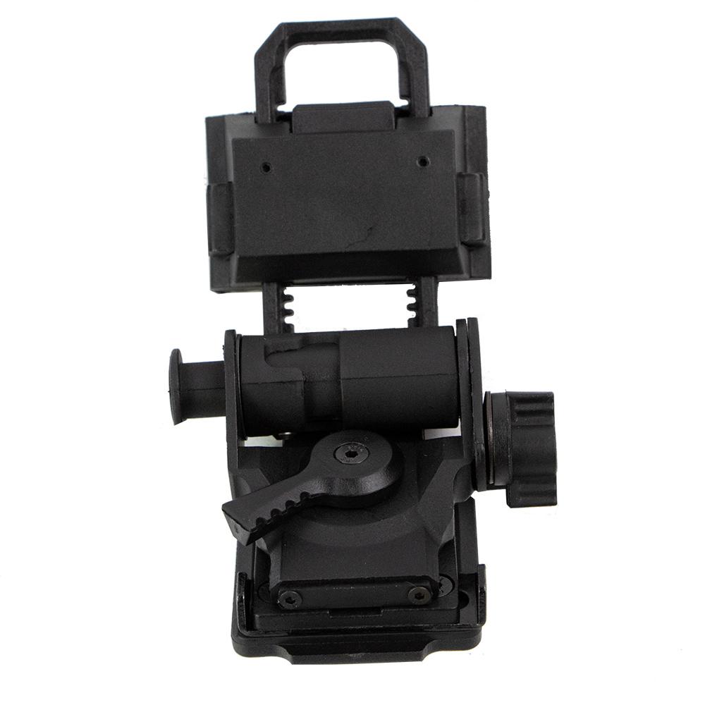 

BOOIU Metal/Nylon L4G24 NVG Helmet Mount Holder for PVS15/18 GPNVG18 Goggle Night Vision Stent Outdoor Tactical Helmet Bracket Nylon Black