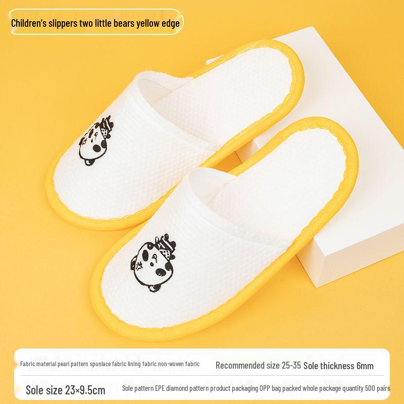

Kids Non-Slip Cartoon Slippers - Thick Sole for Home, Travel & Yard 50 pairs