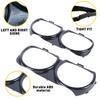 LH Front & Headlight RH Bezel Lamp Cover Trim Set For 2015- Dodge Challenger