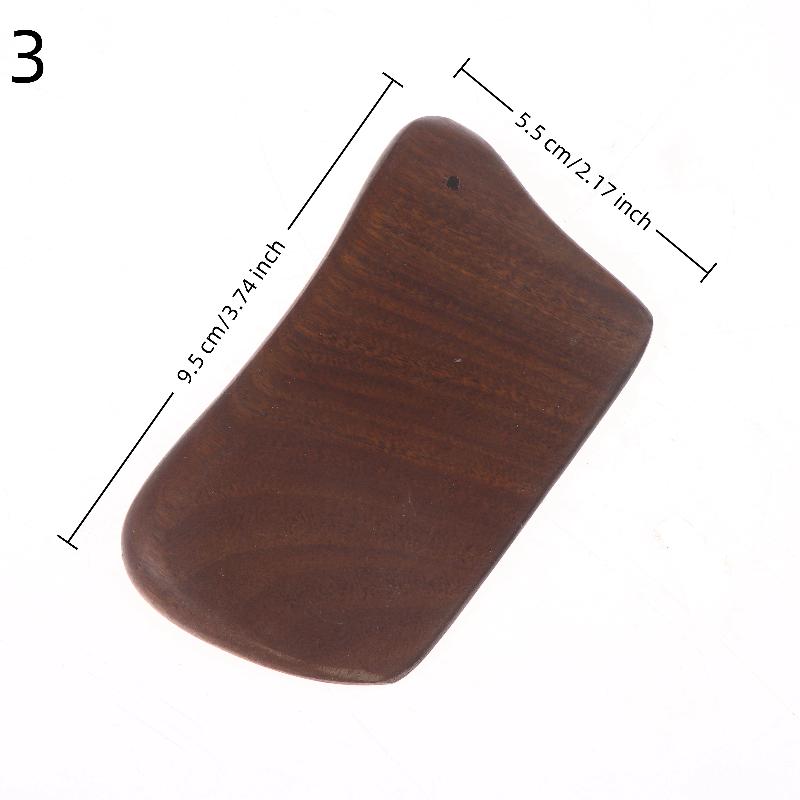 Golden Sandalwood Gua Sha Scraper Massage Tool Anti Cellulite Massager Guasha Massage Board Back Leg Arm Massage Therapy Tools