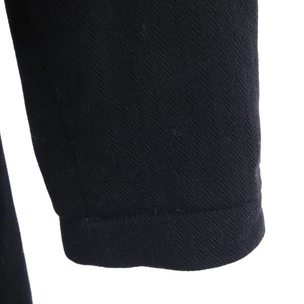 ARMANI JEANS Made in Italy Wool Blend Chester coat USA8 black Women Used