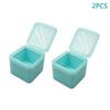 Double Layer Makeup Remover Cotton Box With Tweezers Wide-Mouth Flip Storage Box Cover Cotton Pads Organizer Nail Art Tool Case