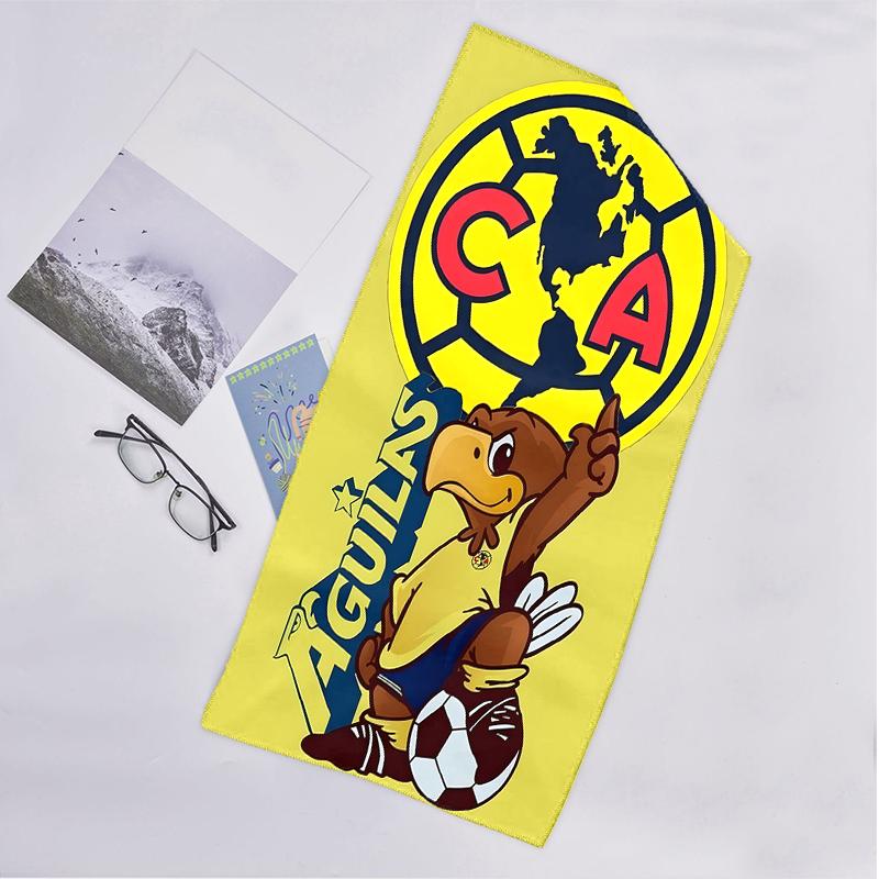Club Amrica Fashion Beach Towel: Ideal for Summer Adventures Soft, Absorbent and Quick Drying Suitable for Swimming and Bathing