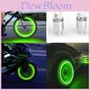 Bright Multicolor Motorcycle Car Tire Valve Cap Lights With Sensory Shock Wheel Accessories