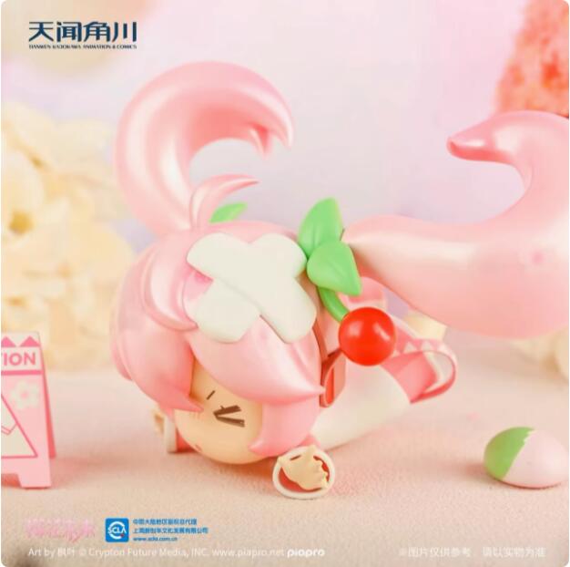 Hatsune Miku Animation Game Peripheral Toys Fall Over Q-Version Anime Figures Action Model Collection Kaito Meiko Lin Len Luka