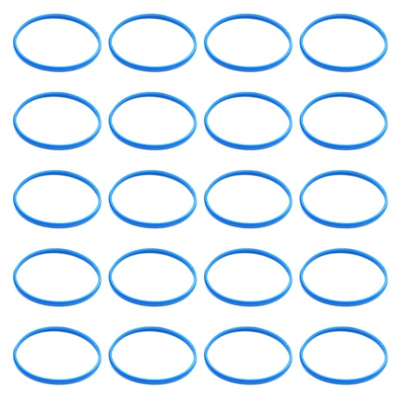 Microphones Rubber Bands, Blue, Easy To Replace for BETA58A/87A Clean Sound Quality