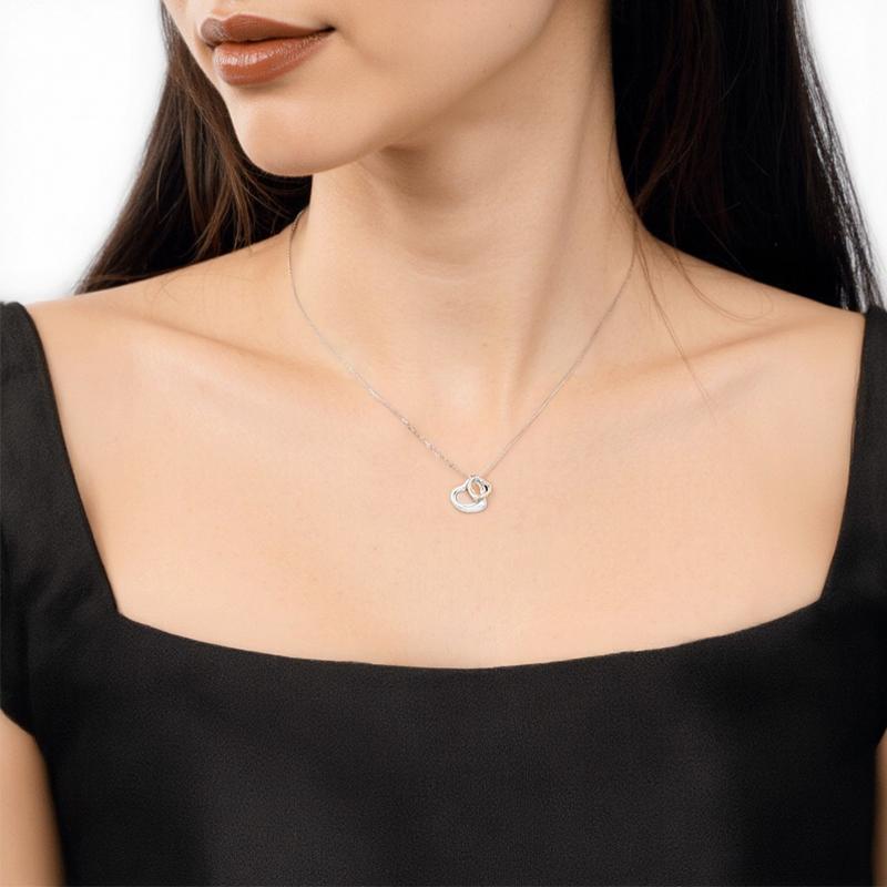 Tiffany & Co. Elsa Peretti® Open Heart Piccolo Collana in Argento 925 Collana da Donna 23261057