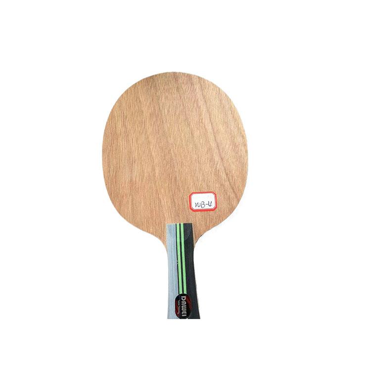 Custom Made Table Tennis Racket Pingpong Paddle with Wood Blade and Carbon Fiber Bottom WB-3