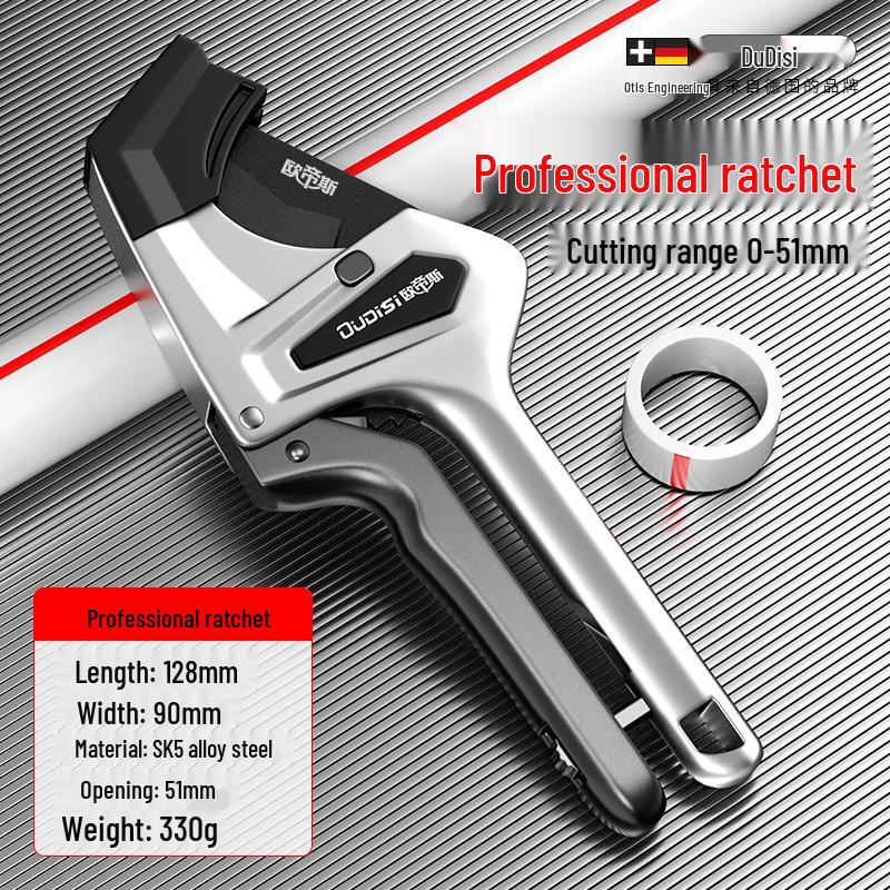 Oudis Professional PVC & PPR Pipe Cutter - Quick Melt Cutting Tool for Water Pipes and Conduits