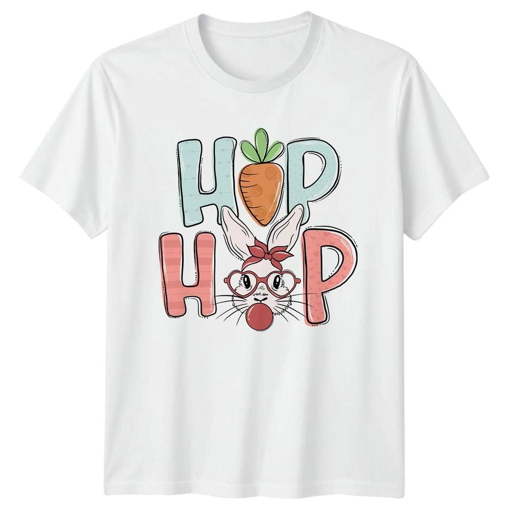 Hop Hop Unisexs TShirt Bunny Easter Easter Gift For Her S
