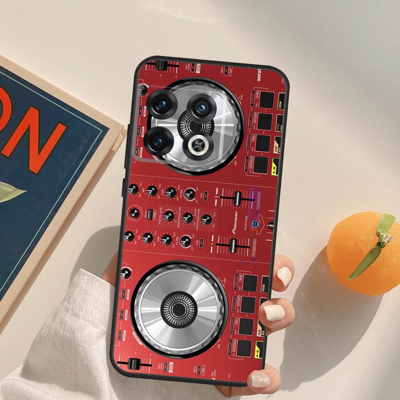 Electronic Music DJ Controller Mixer Case For OnePlus 12R 13R 13T 10R 15 13 12 11 10T 8T Nord CE 4 3 2 Lite N20 N30 Nord 5 Cover