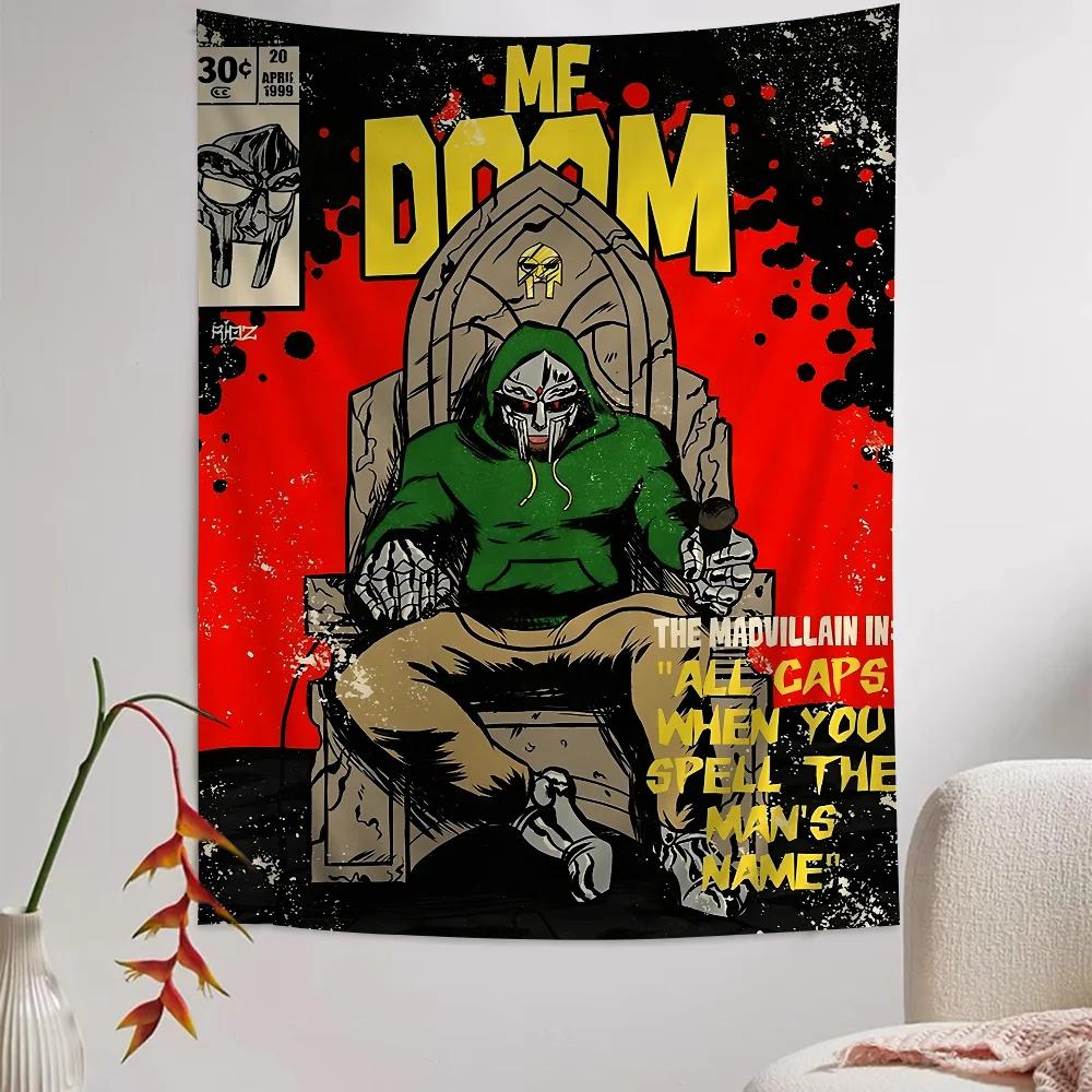 MF DOOM Kleurrijk Wandkleed Hangend Hangend Tarot Hippie Wandkleden Studentenkamer Huisdecoratie